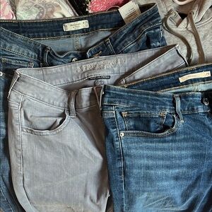 American eagle, Abercrombie and fitch, Levi bundle jeans